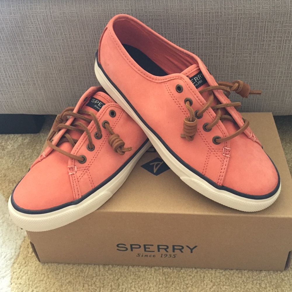 Bright Coral Sperry Seacoast